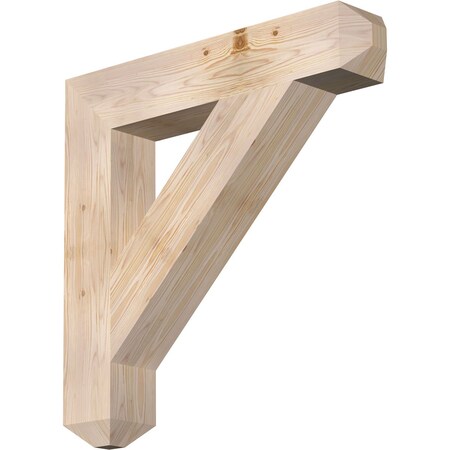 Ekena Millwork Traditional Craftsman Smooth Bracket, Douglas Fir, 5 1/2"W x 32"D x 32"H BKT06X32X32TRA04SDF
